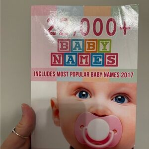 Colorful Baby Names Book
